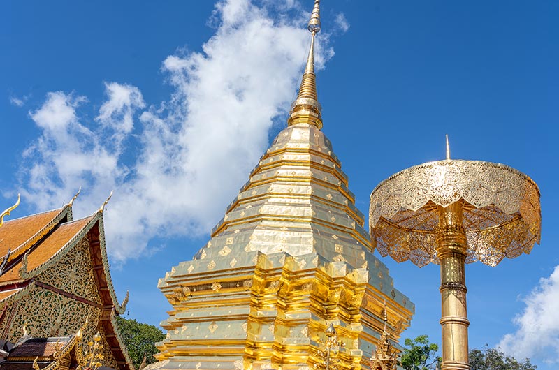 Wat Phra That Doi Suthep Temple in Chang Mai