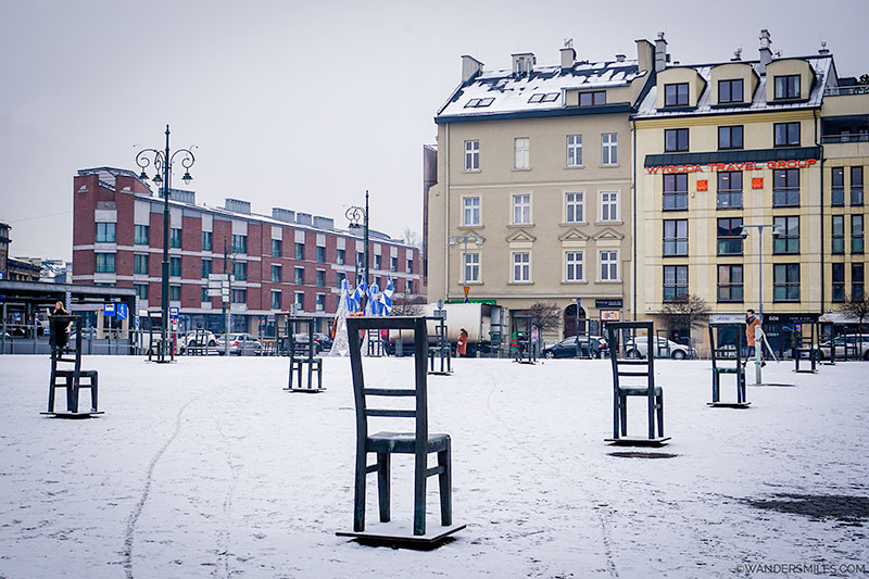 Ghetto Heroes Square in Krakow