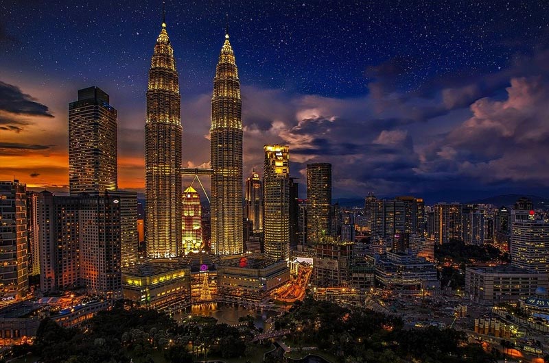 Petronas Twin Towers in Kuala Lumpur