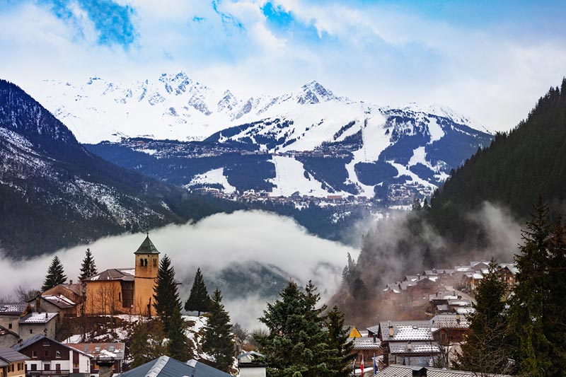 Visit Courchevel in January