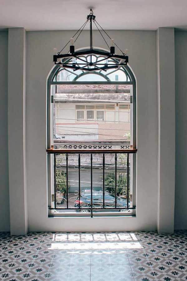 Window views at Capzule Hostel in Phuket